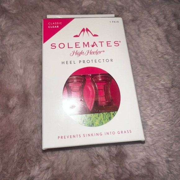 New solemates high heeled clear high heel heel protector classic - Picture 1 of 4